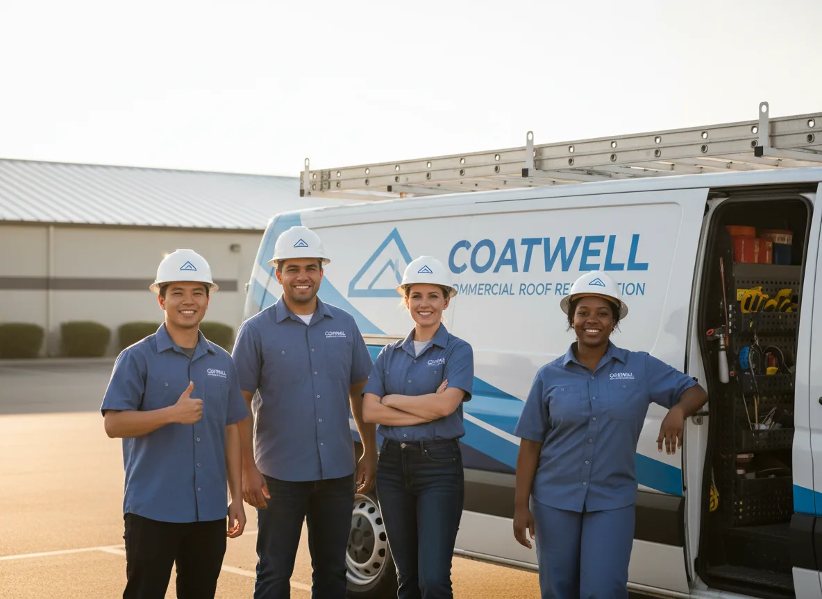 Commercial roof coating company in Eagle, MI